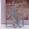Cutting Dies,Die Cuts for Card Making,10x6.4cm Branch Frame Die Cutting Dies Scrapbooking Scrapbook Crafts Die Cuts for Card Making Molds for Cards Embossing Folder view 4