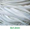 Ayuduots 500g Plastic Rattan Material, 8mm Flat Synthetic Rattan Waterproof Wicker Repair Kit for Basket Weaving Furniture Repair view 2