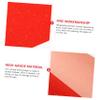 TEHAUX 1roll Chinese Year Writing Paper Decorative Red Calligraphy Paper for Spring Festival Weddings and Celebrations of Smooth Half-Processed for Art and Practice view 3