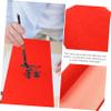 TEHAUX 1roll Chinese Year Writing Paper Decorative Red Calligraphy Paper for Spring Festival Weddings and Celebrations of Smooth Half-Processed for Art and Practice view 4