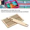 Zerodis 2Pcs Belt Weaving Looms Kit, Wooden Belt Weaving Looms Double Slotted Weaving Shuttle Tools Arts Crafts Supplies for Knitting Bracelet Bag Belt Camera Strap view 2