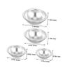 Anneome 4pairs Craft Moulds DIY Half Ball Molds for Baking Bath Salt Ball Molds Easy to Use view 4