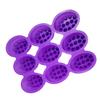 CORHAD Silicone Soap Mold DIY Soap Molding Smooth Surface for Easy Cleaning Oval Massage Points Reusable view 1