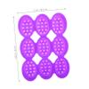 CORHAD Silicone Soap Mold DIY Soap Molding Smooth Surface for Easy Cleaning Oval Massage Points Reusable view 2