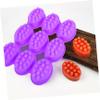 CORHAD Silicone Soap Mold DIY Soap Molding Smooth Surface for Easy Cleaning Oval Massage Points Reusable view 4