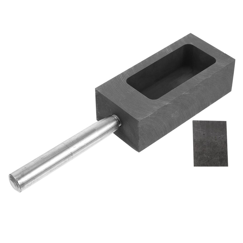 TOPPERFUN Graphite Ingot Crucible Molds Melting Casting Refining Supply Jewelry Casting Mould Accessory