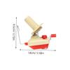 LALAFINA Mini Hand Winder Yarn Ball Winder Compact Design Detachable Spindle for Travel Home Use view 2
