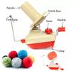 LALAFINA Mini Hand Winder Yarn Ball Winder Compact Design Detachable Spindle for Travel Home Use view 4