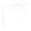 Cabilock DIY Woven Bag Accessories 6pcs Heart Shape Acrylic Board Tote Bag Organizer view 3