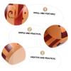FIXOSHEE 1pc Wooden Yarn Bowl for Knitting and Crochet Decorative Yarn Storage Container Smooth Finish to Prevent for Craft for Needles view 3