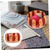 FIXOSHEE 1pc Wooden Yarn Bowl for Knitting and Crochet Decorative Yarn Storage Container Smooth Finish to Prevent for Craft for Needles view 4
