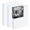The Edge Eco-Friendly Recycled Cotton Stretched Canvas for Painting - 24x36 Box of 3 - Medium-Textured, Triple Acrylic Primed All Media Painting Canvas, 320gsm, 1-1/2 in. Deep Pine Stretchers view 1