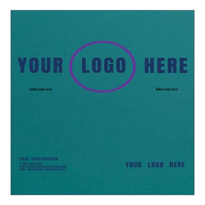 LUXPaper Custom Printed 8.5 x 11" Cardstock | Customizable Letterhead | Personalized Logo & Text | Letter Size | Teal | 100lb. Cover (183lb. Text) | 100 Qty
