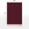 LUXPaper Custom Printed 8.5 x 11" Cardstock | Customizable Letterhead | Personalized Logo & Text | Letter Size | Burgundy Linen | 100lb. Cover (183lb. Text) | 100 Qty view 3
