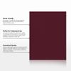 LUXPaper Custom Printed 8.5 x 11" Cardstock | Customizable Letterhead | Personalized Logo & Text | Letter Size | Burgundy Linen | 100lb. Cover (183lb. Text) | 100 Qty view 4