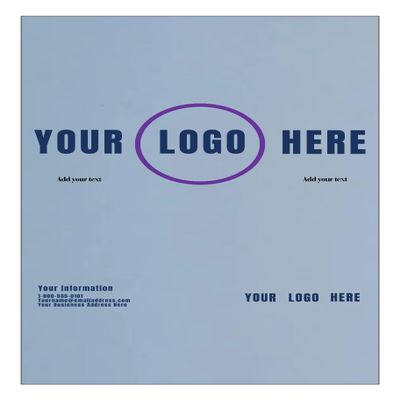 LUXPaper Custom Printed 8.5" x 14" Cardstock | Customizable Menus | Personalized Logo & Text | Legal Size | Baby Blue | 100lb. Cover | 100 Qty