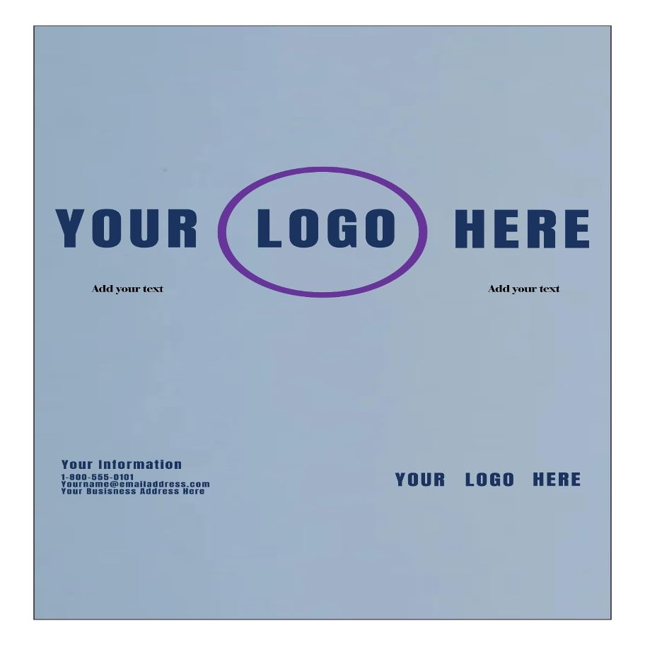 LUXPaper Custom Printed 8.5" x 14" Cardstock | Customizable Menus | Personalized Logo & Text | Legal Size | Baby Blue | 100lb. Cover | 100 Qty