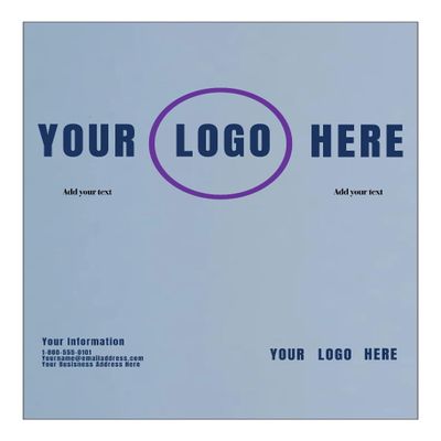 LUXPaper Custom Printed 8.5 x 11" Cardstock | Customizable Letterhead | Personalized Logo & Text | Letter Size | Baby Blue | 100lb. Cover (183lb. Text) | 100 Qty