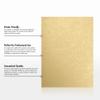 LUXPaper Custom Printed 8.5 x 11" Cardstock | Customizable Letterhead | Personalized Logo & Text | Letter Size | Blonde Metallic | 107lb. Cover | 200 Qty view 4