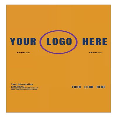 LUXPaper Custom Printed 8.5" x 14" Cardstock | Customizable Menus | Personalized Logo & Text | Legal Size | Sunflower Yellow | 100lb. Cover | 100 Qty