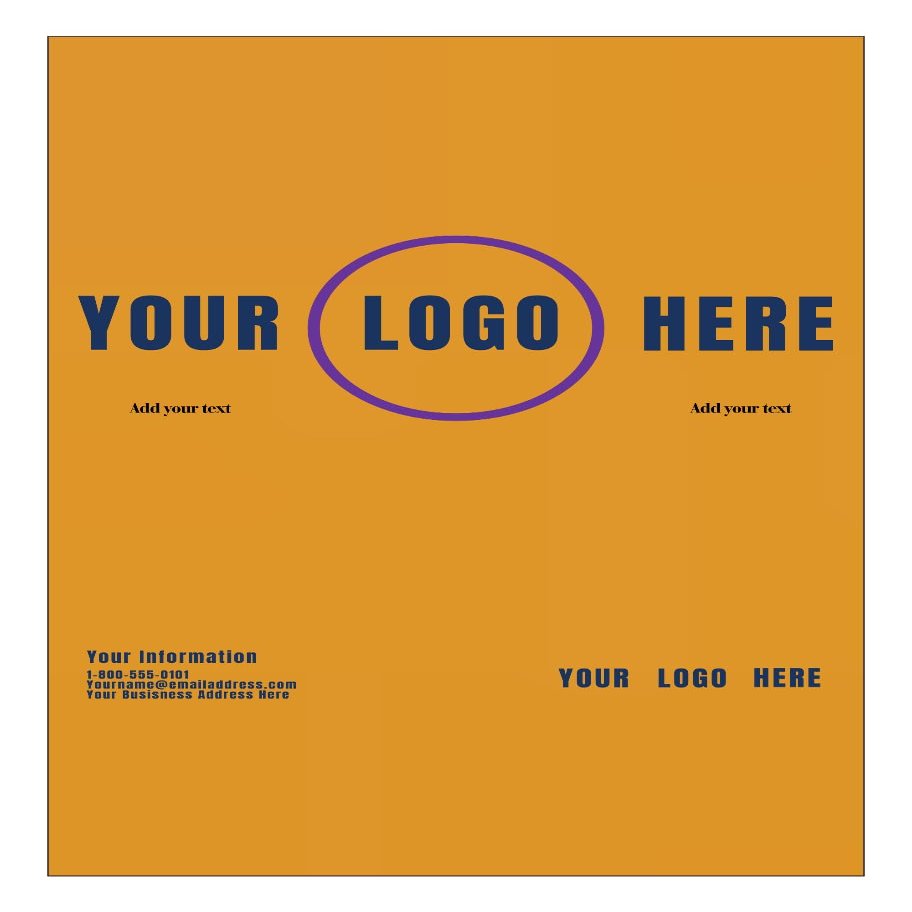 LUXPaper Custom Printed 8.5" x 14" Cardstock | Customizable Menus | Personalized Logo & Text | Legal Size | Sunflower Yellow | 100lb. Cover | 100 Qty