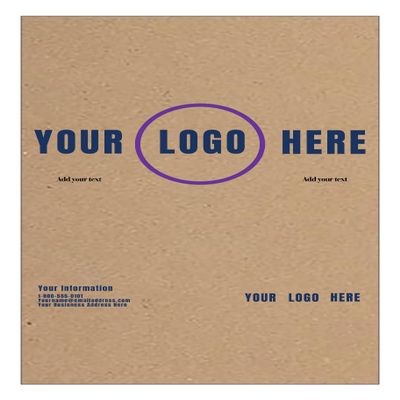 LUXPaper Custom Printed 8.5" x 14" Cardstock | Customizable Menus | Personalized Logo & Text | Legal Size | Grocery Bag Brown | 18pt. Cover | 200 Qty