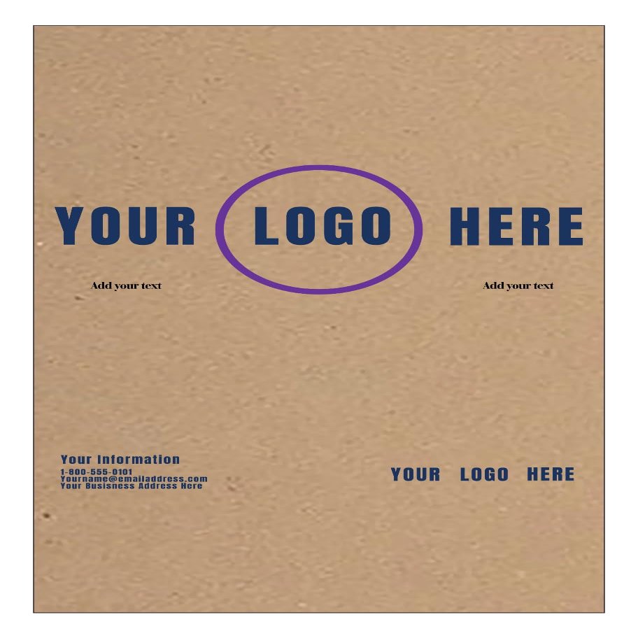 LUXPaper Custom Printed 8.5" x 14" Cardstock | Customizable Menus | Personalized Logo & Text | Legal Size | Grocery Bag Brown | 18pt. Cover | 200 Qty