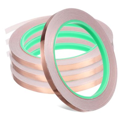 JEWEDECO 4rolls Outdoor Double Sided Adhesive Tape Construction Tape for Repair for Stained Electronics Soldering