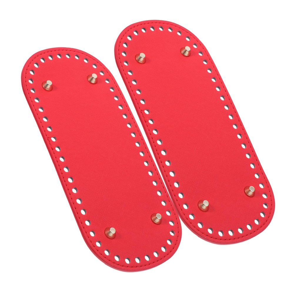 Hohopeti 2pcs Bag Handles for Crochet Bags Handbag Handle Decorative Base Board