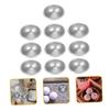 KONTONTY 10pcs Semi-Sphere Bath Molds Aluminium Alloy DIY Bath Salt Molds for Cake and Dessert Making Durable Household Crafting Tools Medium view 4