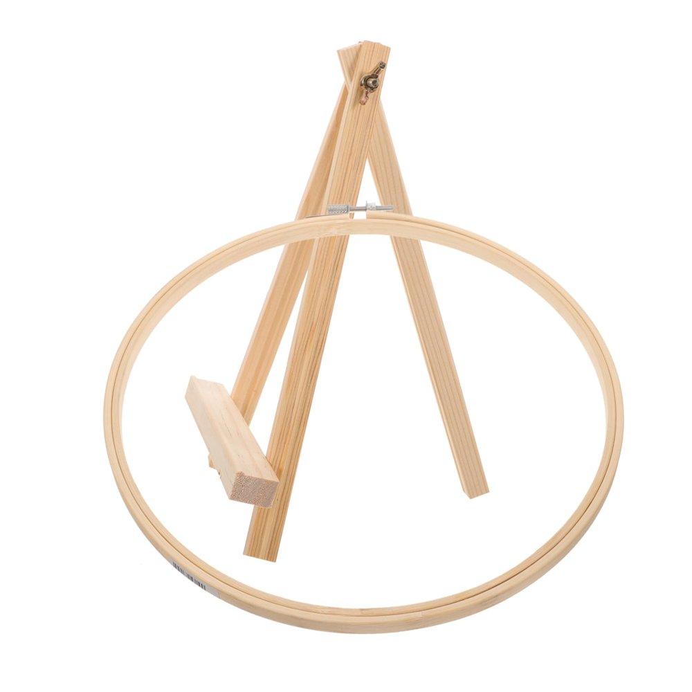 KONTONTY 1set Stylish Embroidery Hoop with Stand Crafting for Cross- and Projects Easy to Assemble and Disassemble for Handicraft Enthusiasts