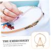KONTONTY 1set Stylish Embroidery Hoop with Stand Crafting for Cross- and Projects Easy to Assemble and Disassemble for Handicraft Enthusiasts view 2