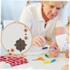 KONTONTY 1set Stylish Embroidery Hoop with Stand Crafting for Cross- and Projects Easy to Assemble and Disassemble for Handicraft Enthusiasts view 3