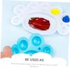 SEWOART 12pcs Boy Girl Paint Trays Plastic Watercolor Mixing Pallet for Artists Easy to Clean for Art Projects Suitable for Students and Young view 4