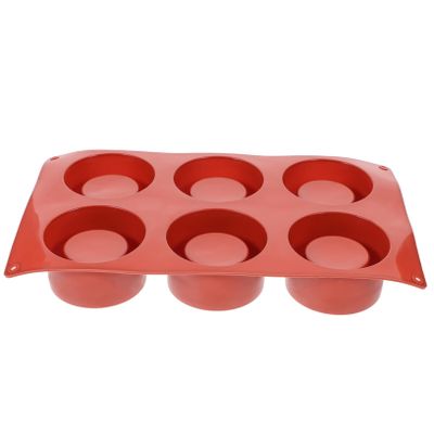 LABRIMP Silicone Cake Molds Set of 6 Baking Mold for Cake Fondant Cookie Biscuit Scented Candle Ice Cream Chocolate