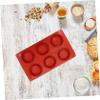 LABRIMP Silicone Cake Molds Set of 6 Baking Mold for Cake Fondant Cookie Biscuit Scented Candle Ice Cream Chocolate view 3