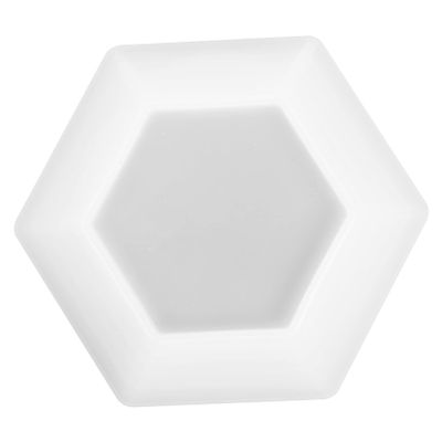 Hohopeti Hexagonal Silicone Tray Mold for DIY Crafts Smooth Surface Epoxy Mould for Unique Storage Trays Dessert Servers and Home Decor DIY Enthusiasts