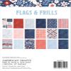 Flags And Frills Double-Sided 6x8" Paper Pad with Gold Foil view 2