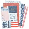 Flags And Frills Double-Sided 6x8" Paper Pad with Gold Foil view 3