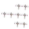 TEHAUX 10Pcs Weaving Machine Tensioners Yarn Drawing Machine Tensioning Tool Lightweight Compact Accessories for Crafting and Knitting view 1