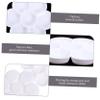 TEHAUX 4pcs Plum Blossom Shaped Mixing Tray Material Watercolor Palette for Artists Lightweight and Easy to Clean Suitable for Oil and Watercolor Pigments view 2