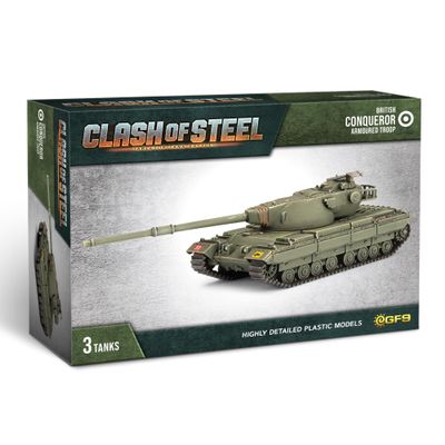 Gale Force Nine - Clash of Steel - Conqueror Heavy Tank Troop
