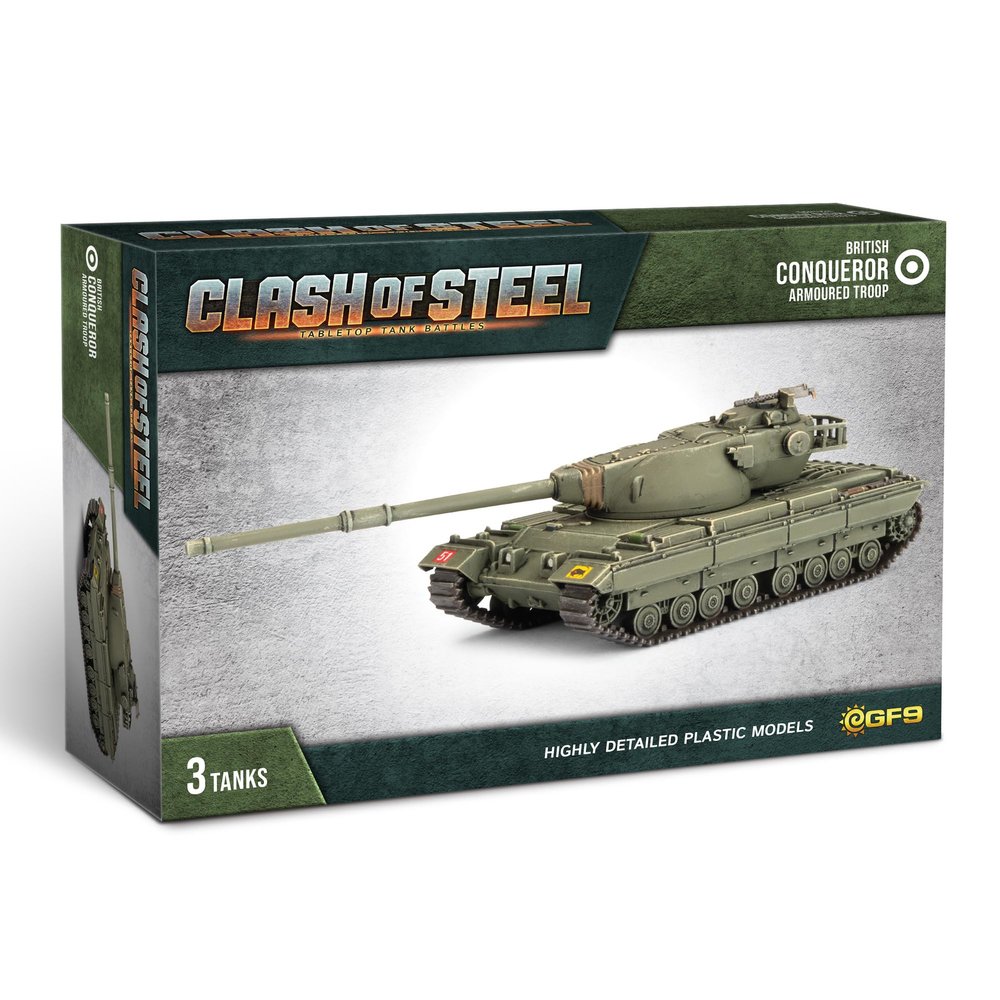 Gale Force Nine - Clash of Steel - Conqueror Heavy Tank Troop