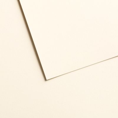 Canson Mi-Teintes Velvet Drawing Paper Sheet, White, (260lb/430g), 1 Sheet, 19.69x25.6 inch, 1 Count