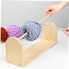 Gogogmee Wooden Thread Holder with Rotating Design Durable Yarn Organizer for Crocheting and Knitting Efficient Spool Dispenser for Craft Projects and DIY Home Use view 3