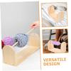 Gogogmee Wooden Thread Holder with Rotating Design Durable Yarn Organizer for Crocheting and Knitting Efficient Spool Dispenser for Craft Projects and DIY Home Use view 4