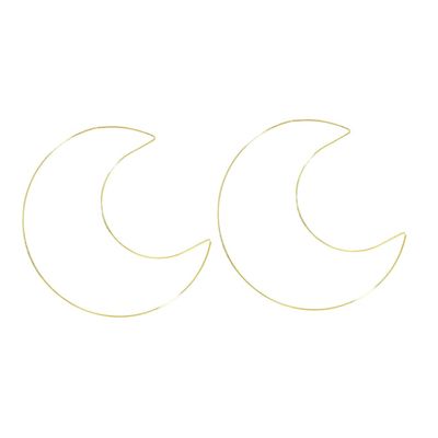 OSOLADY 2pcs Dreamcatcher Frame for Wreaths and Wall Decor Metal for Creative Dreamcatcher Crafts and Decorations for Parties and Holidays