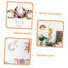 OSOLADY 2pcs Dreamcatcher Frame for Wreaths and Wall Decor Metal for Creative Dreamcatcher Crafts and Decorations for Parties and Holidays view 3