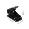 HAPINARY Mini Single Hole Puncher for Loose Leaf Paper Durable Manual Paper Punch Tool Compact Design for Office and School Use DIY Projects and Student Supplies Black view 4