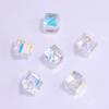 100pcs Adabele Austrian 7mm Faceted Diagonal Cube Crystal Loose Beads Clear AB Square Cube Spacer Compatible with 5600 Swarovski Preciosa SSD-702 view 3